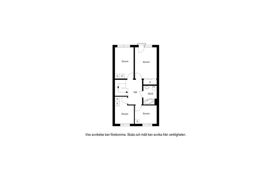 6 rum Radhus på Arningetorpsvägen 10B Hägerneholm Täby kommun - bild 8
