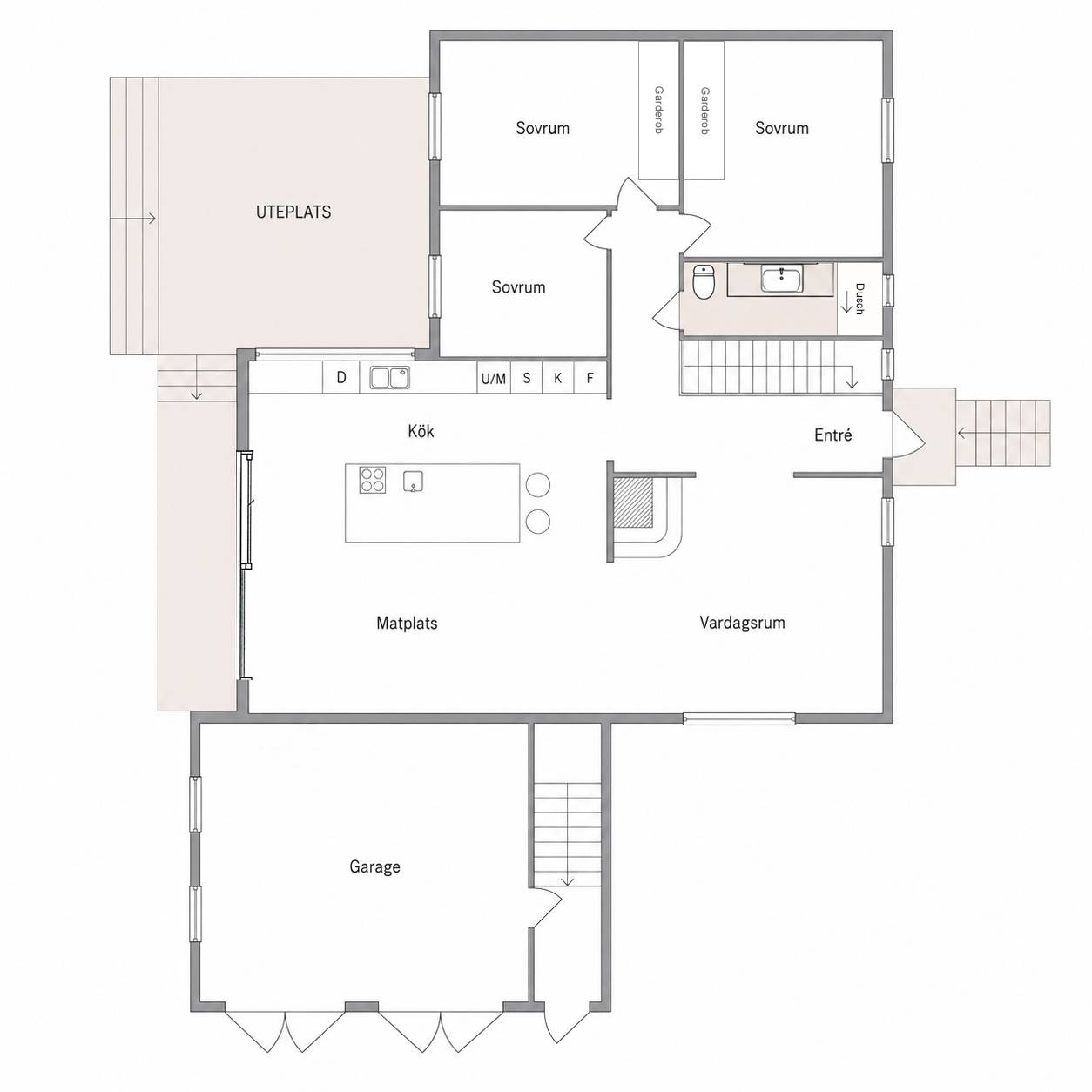 8 rum Villa på Ekorrvägen 1 Edsviken Sollentuna kommun - bild 82