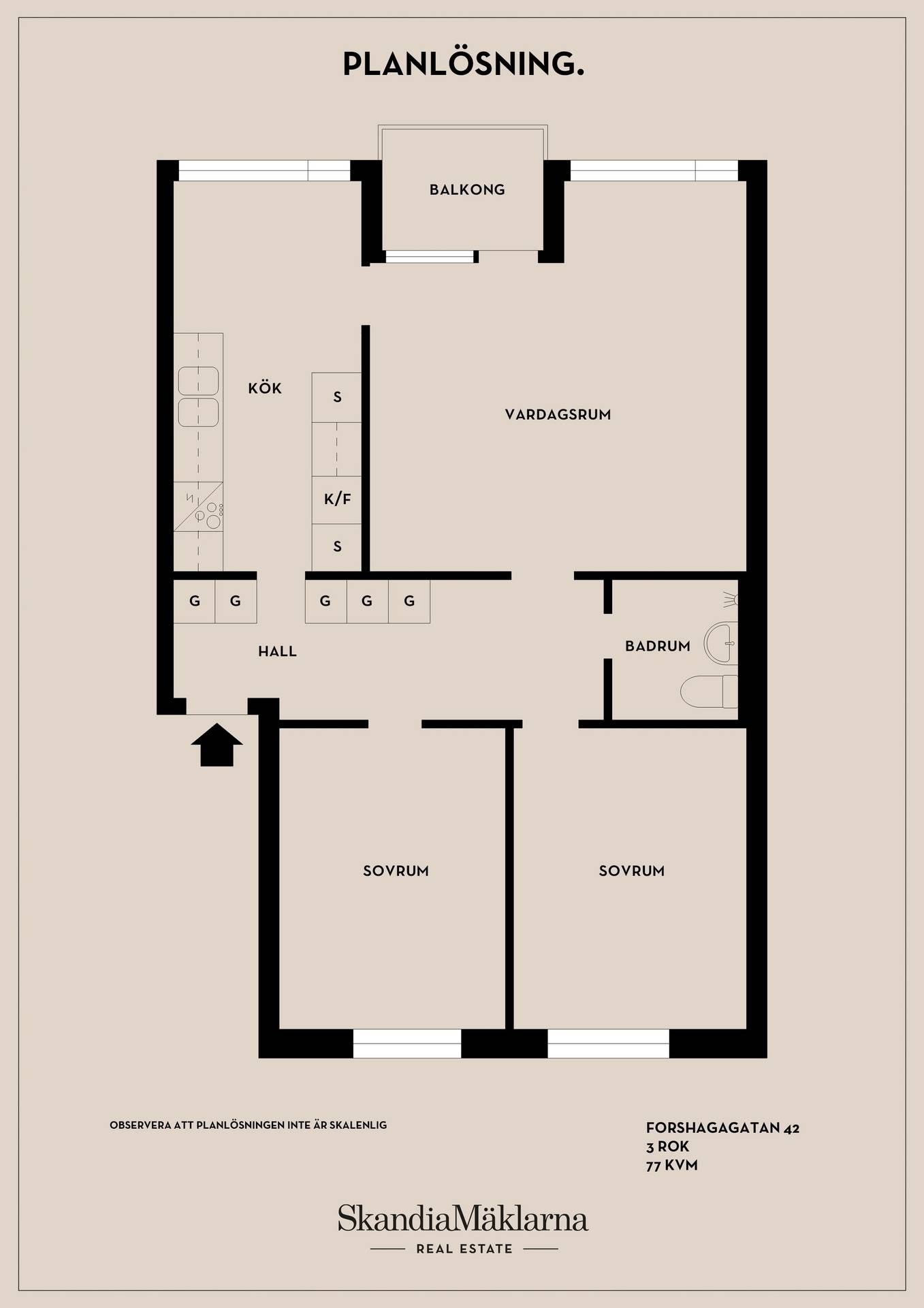 3 rum Lägenhet på Forshagagatan 42 Stockholms kommun - bild 21