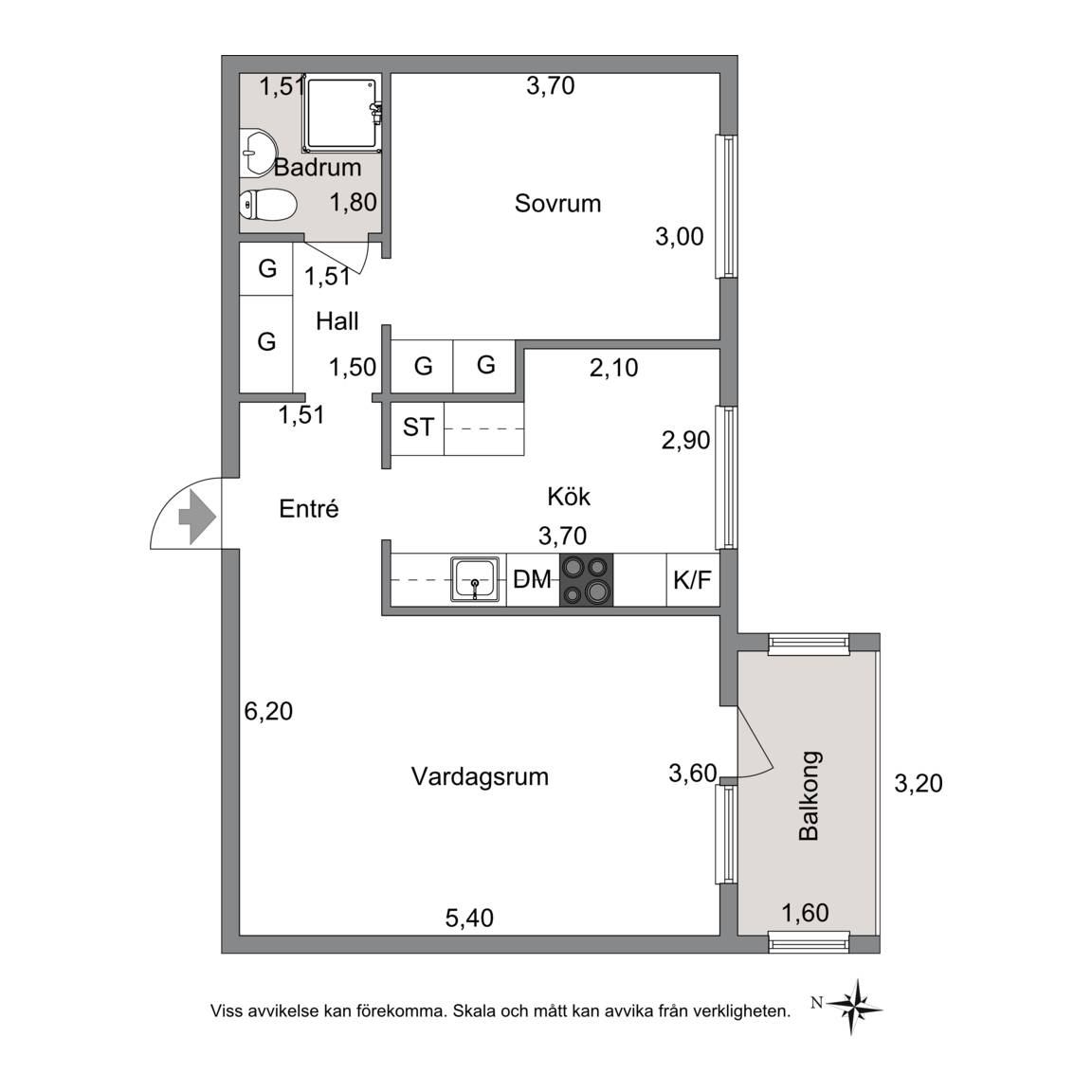 2 rum Lägenhet på Gethornskroken 10A Hässleholm - Väster Hässleholms kommun - bild 15