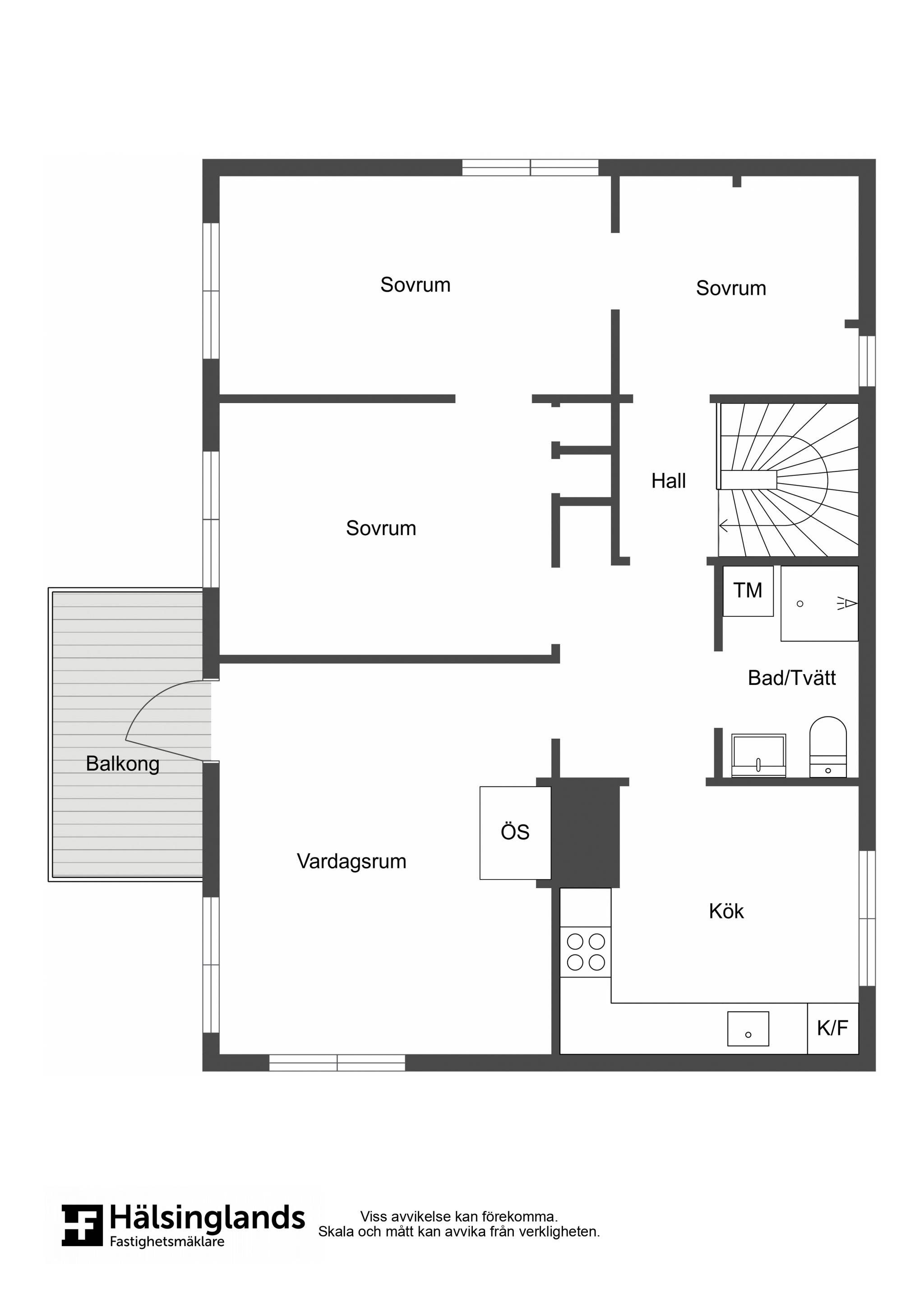 7 rum Villa på Bergsvägen 5 Hudiksvalls kommun - bild 33