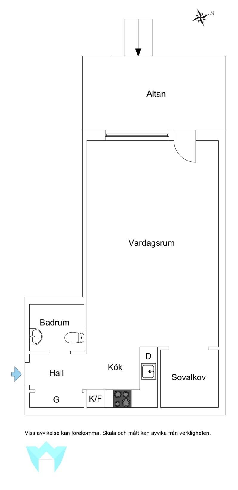 1.5 rum Lägenhet på Bergsmarksvägen 8 Kungsholmen - Stora Essingen Stockholms kommun - bild 17