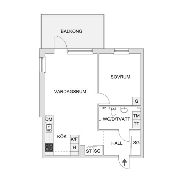 2 rum Lägenhet på Druveforsvägen 14 Druvefors Borås kommun - bild 33