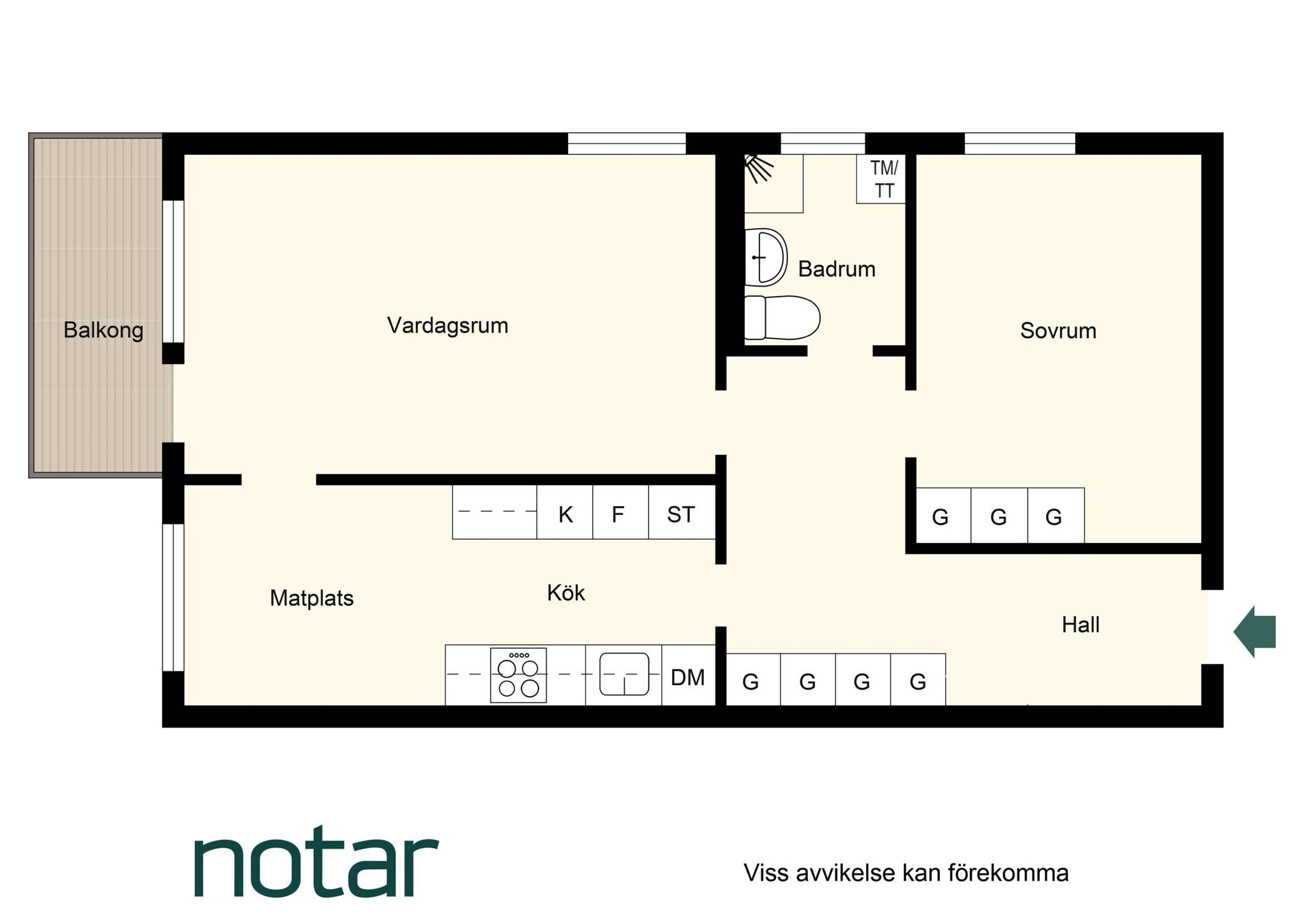 2 rum Lägenhet på Stavangergatan 26, vån 5/6 Kista/Husby Stockholms kommun - bild 2
