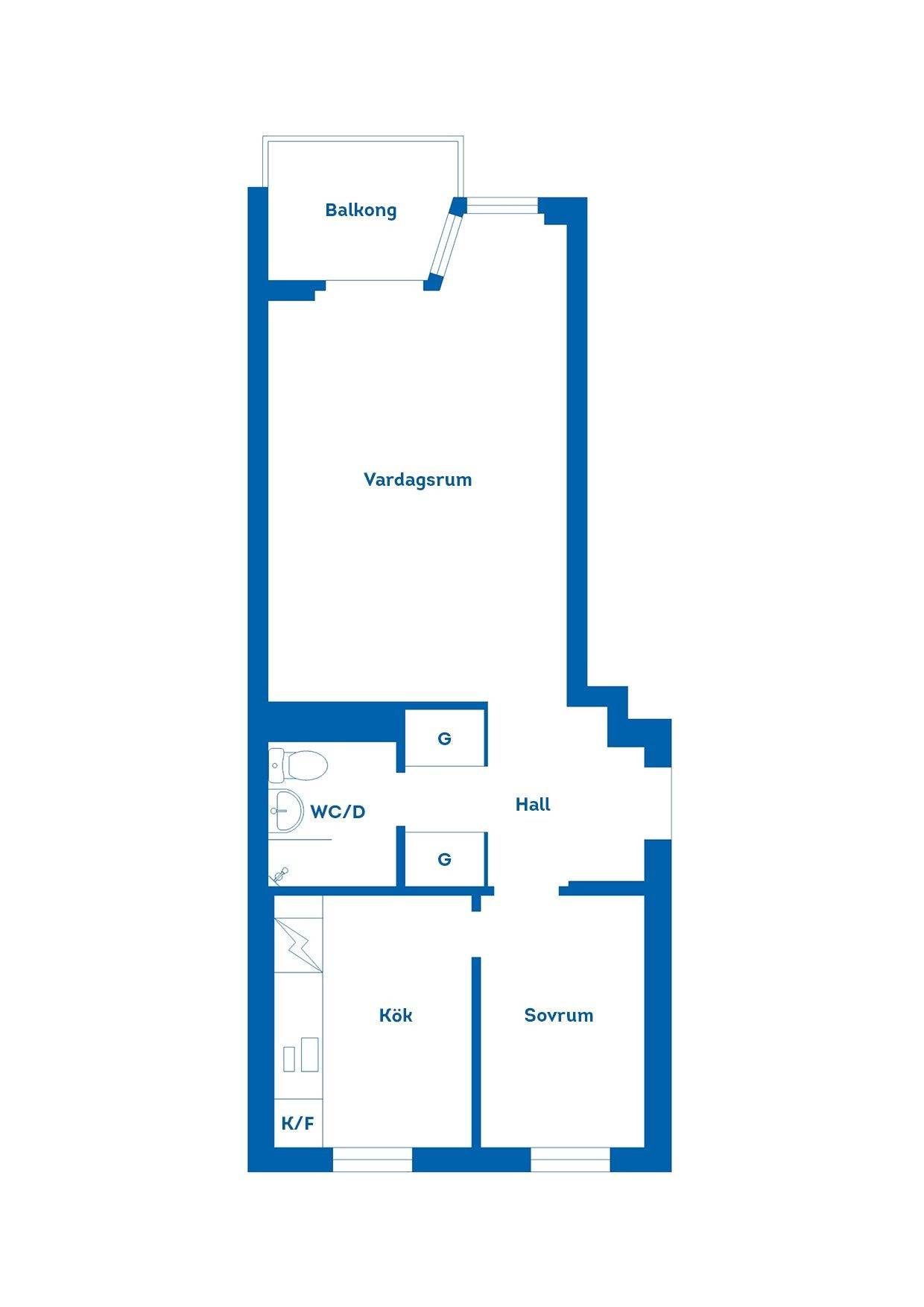 2 rum Lägenhet på Brunnshusgatan 21C Norrstaden Härnösands kommun - bild 15