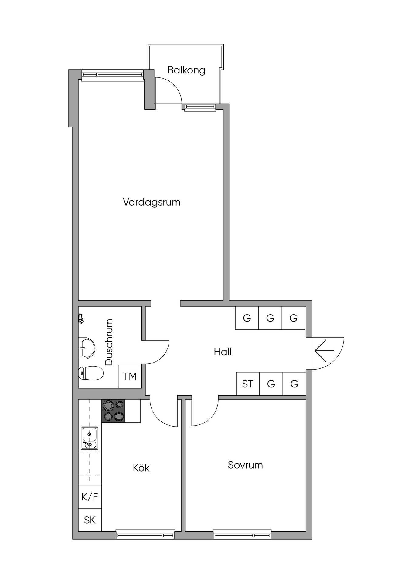 2 rum Lägenhet på Storängsvägen 9c Centralt Österåkers kommun - bild 15