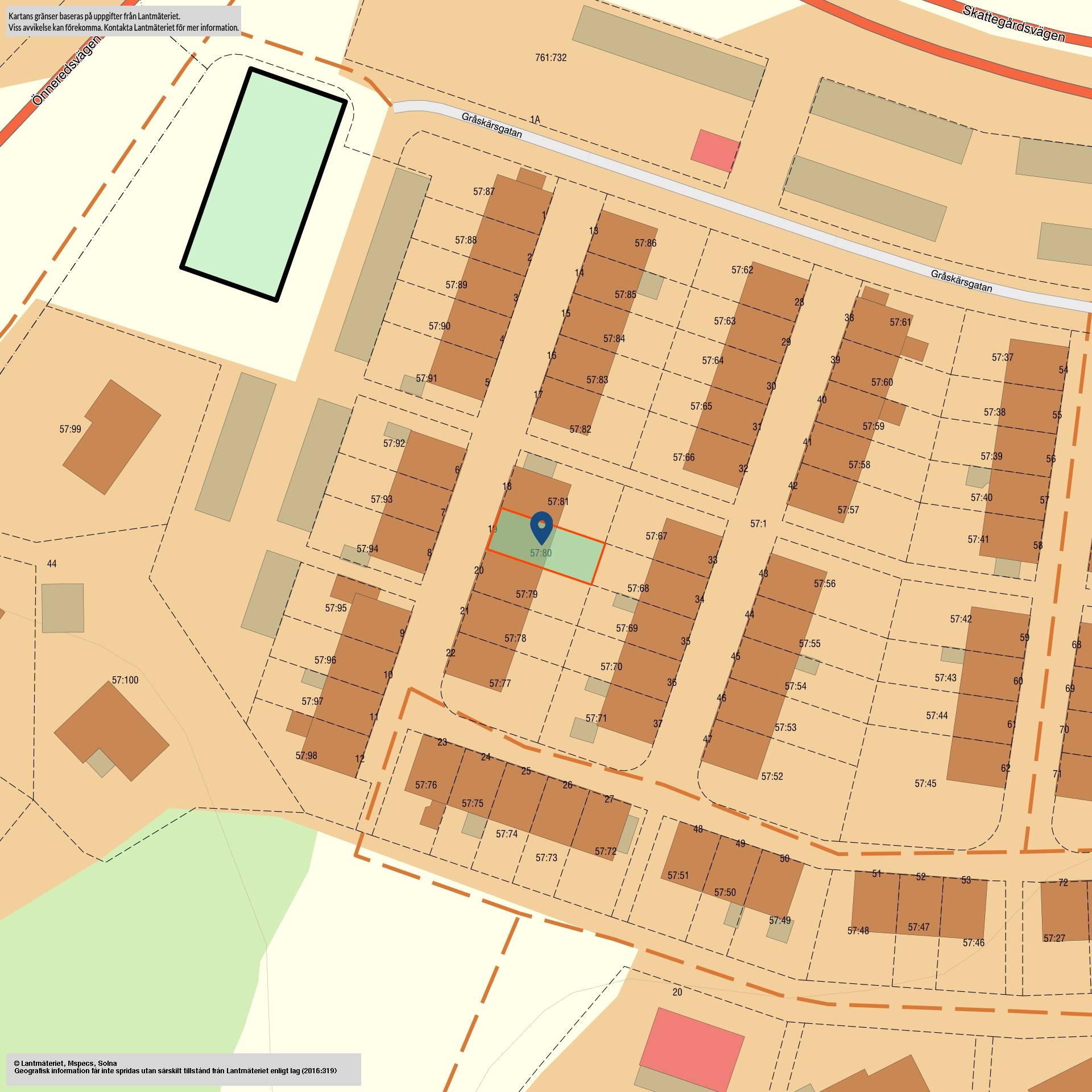 5 rum Radhus på Gråskärsgatan 19 Önnered Göteborgs kommun - bild 27