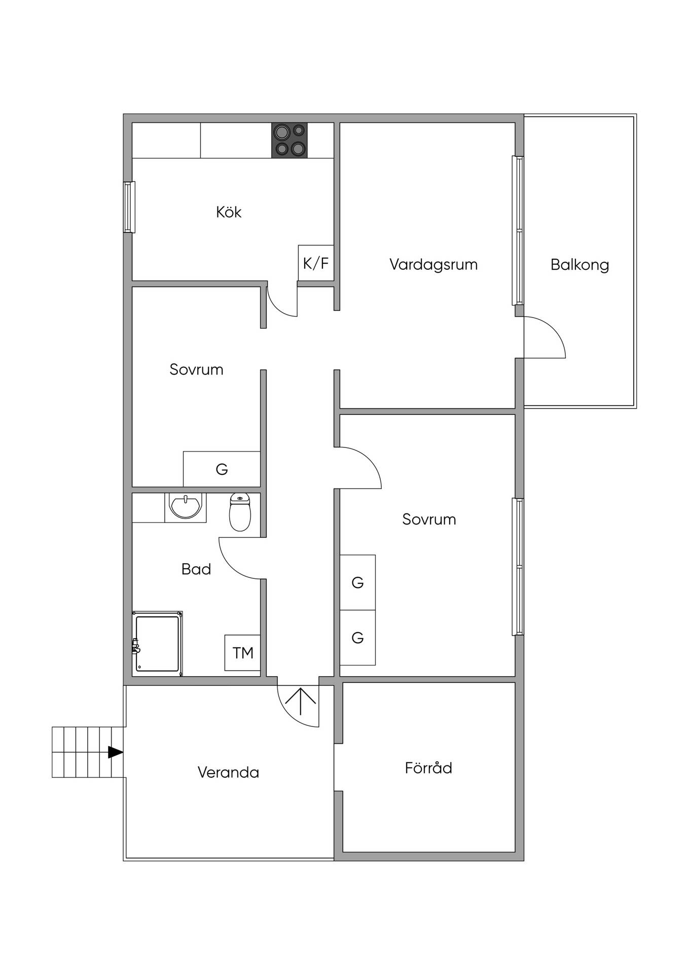 3 rum Lägenhet på Verkstadsgatan 21C Hedemora Hedemora kommun - bild 17