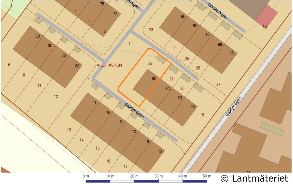 7 rum Radhus på Glädjevägen 5D Hässelby Norra Villastad Stockholms kommun - bild 44