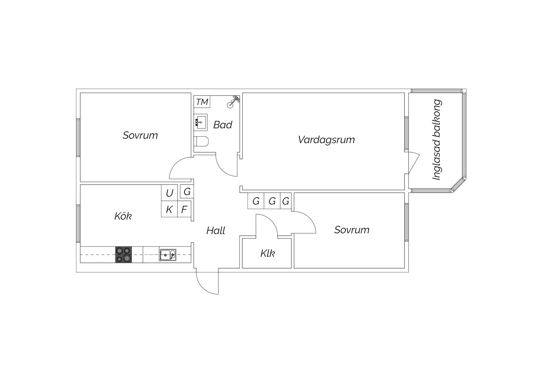 3 rum Lägenhet på Malmövägen 11E Edvinshem Ystads kommun - bild 23
