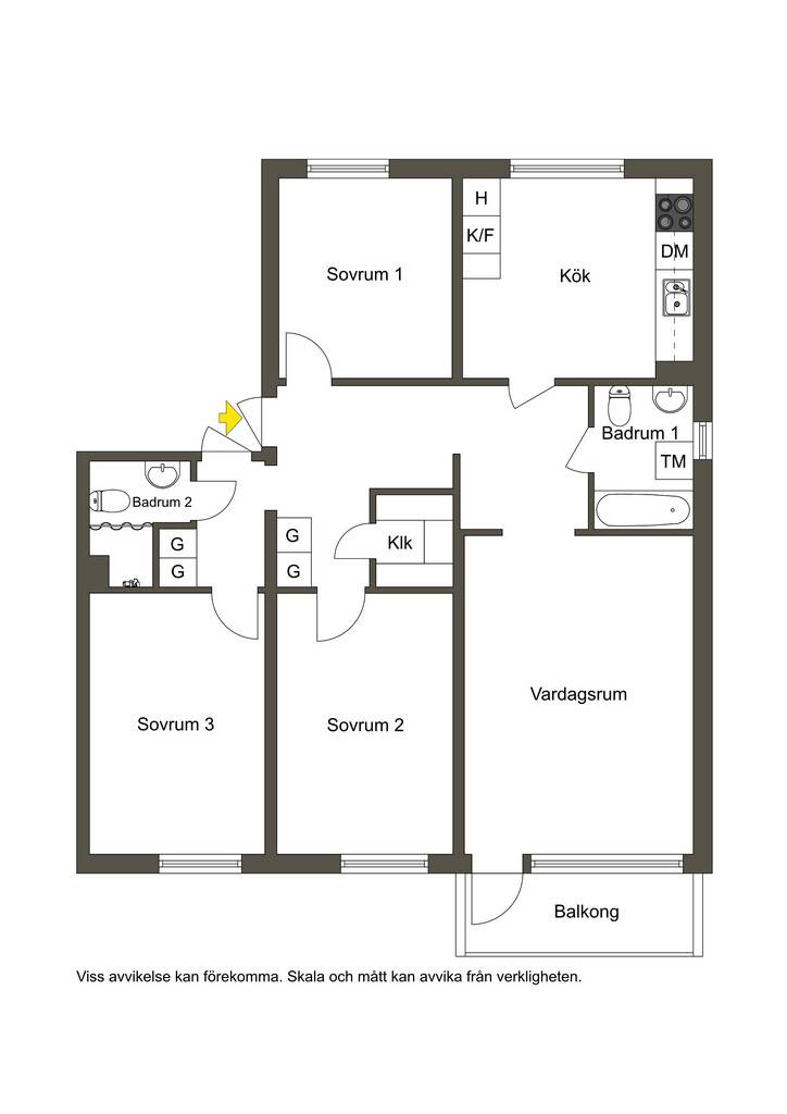 4 rum Lägenhet på Lidåkersgatan 11B Lidköping Lidköpings kommun - bild 35
