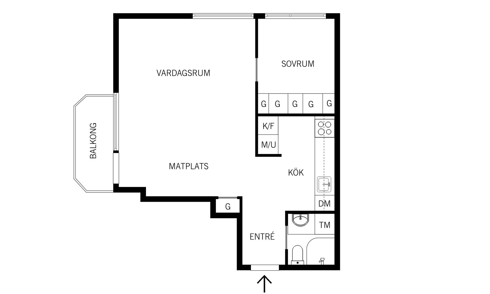2 rum Lägenhet på Blommensbergsvägen 103 Aspudden Stockholms kommun - bild 6