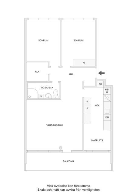 3 rum Lägenhet på Klockargatan 6B Klockartorpet Västerås kommun - bild 36