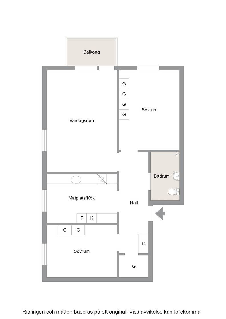 3 rum Lägenhet på Järnvägsgatan 65 Centralt Landskrona kommun - bild 16