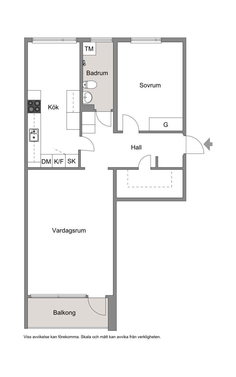 2 rum Lägenhet på Södra Ringvägen 46A Centralt Kristinehamns kommun - bild 23
