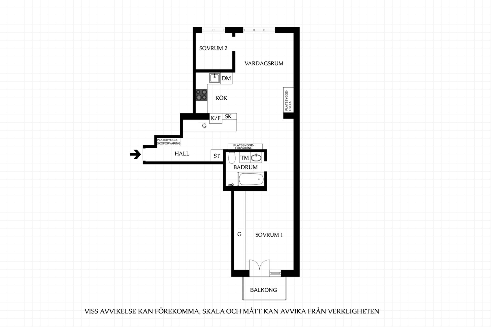 3 rum Lägenhet på Fredhällsgatan 5 Fredhäll Stockholms kommun - bild 56