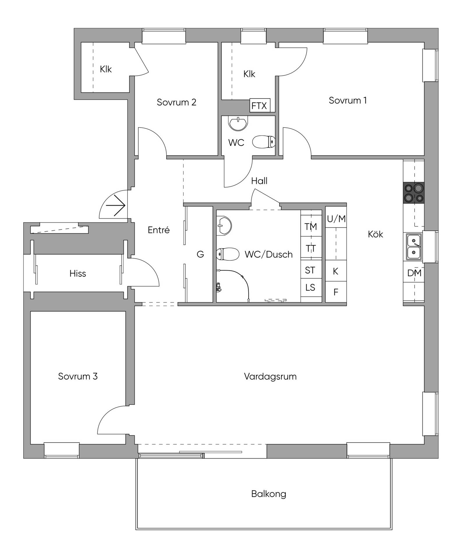 4 rum Lägenhet på Seglarängsvägen 31 Kullavik Kungsbacka kommun - bild 22