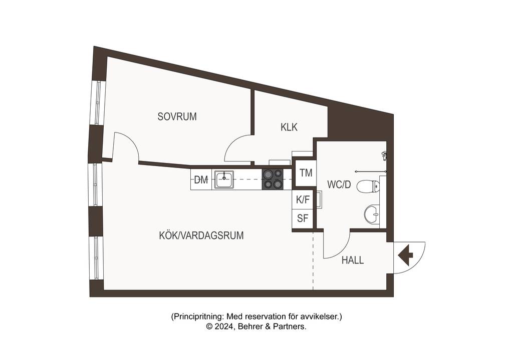2 rum Lägenhet på Melodislingan 46 Nedre Gärdet/Östermalm Stockholms kommun - bild 32