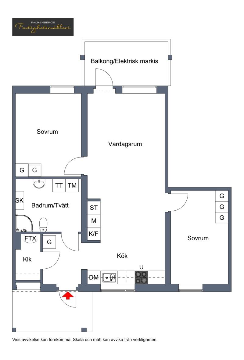 3 rum Lägenhet på Spireastigen 85 Kristineslätt Falkenbergs kommun - bild 28