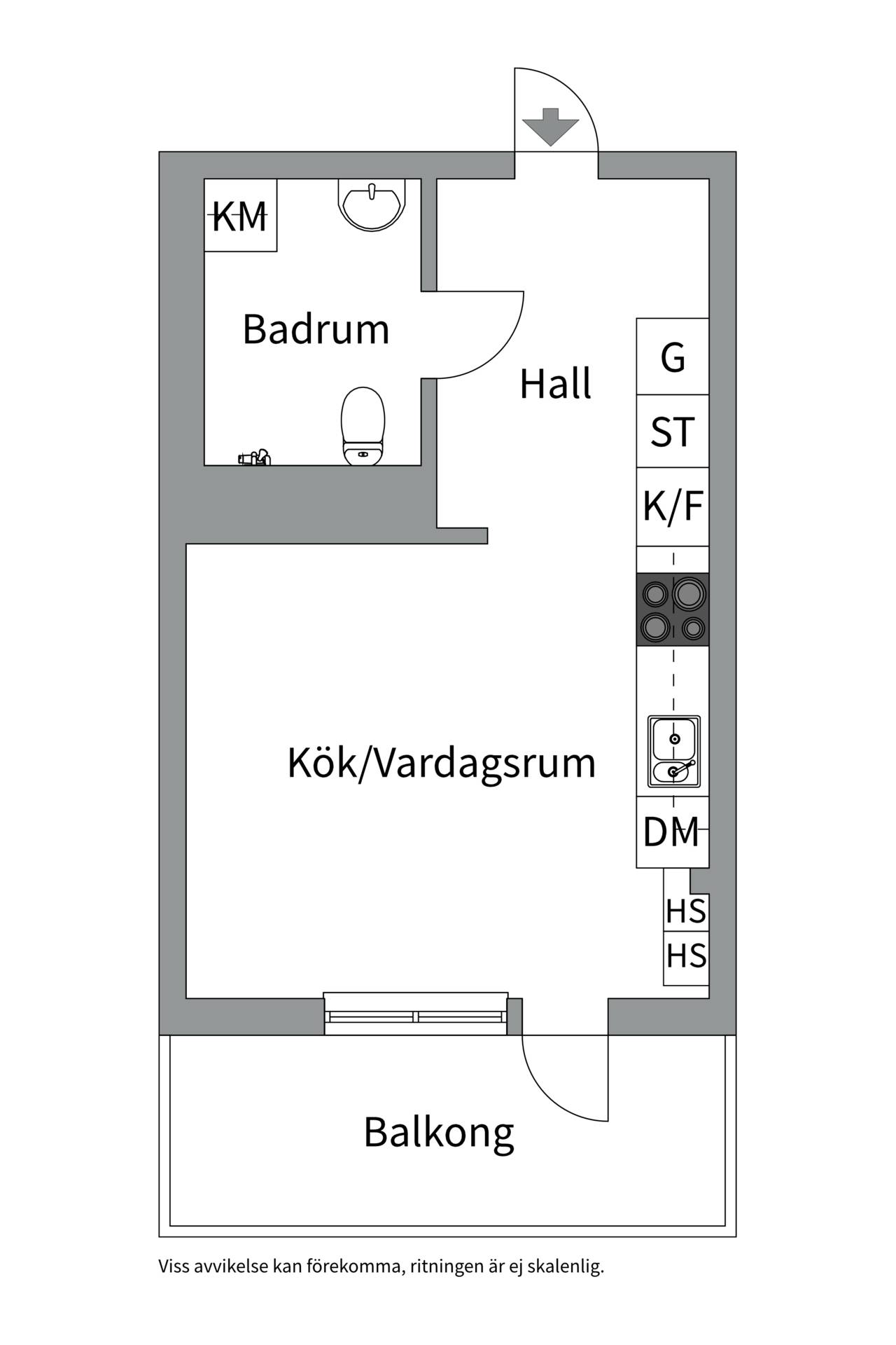1 rum Lägenhet på Leopoldsgatan 21 Nyby Uppsala kommun - bild 15