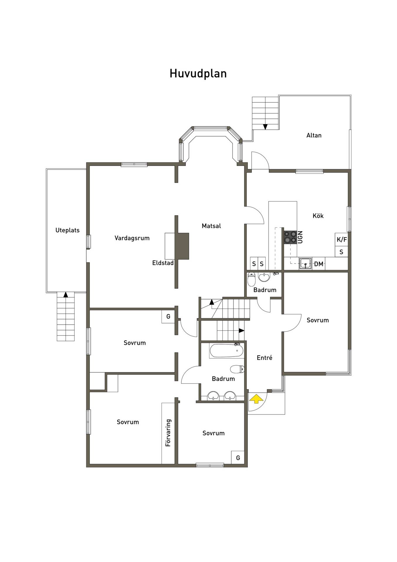 7 rum Villa på Vasseurs väg 8 Nora Danderyds kommun - bild 41