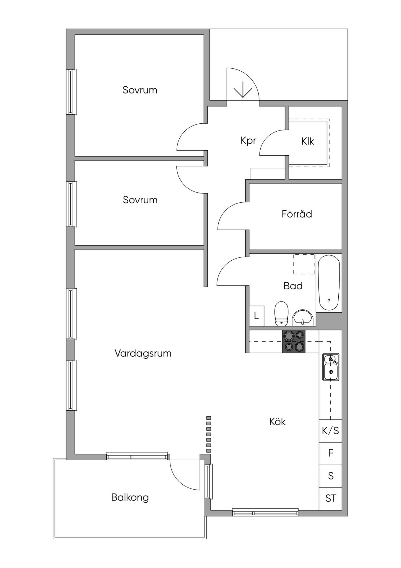 3 rum Lägenhet på Tolvmansgatan 37 Hagaborg Karlstads kommun - bild 34