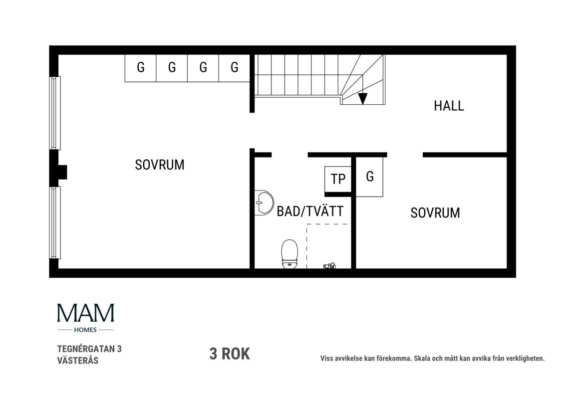 2.5 rum Lägenhet på Tegnérgatan 3 Korsängsgärdet Västerås kommun - bild 32