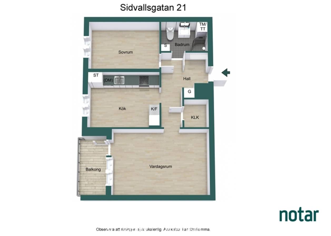 2 rum Lägenhet på Sidvallsgatan 21 Sörby / Eklunda Örebro kommun - bild 33