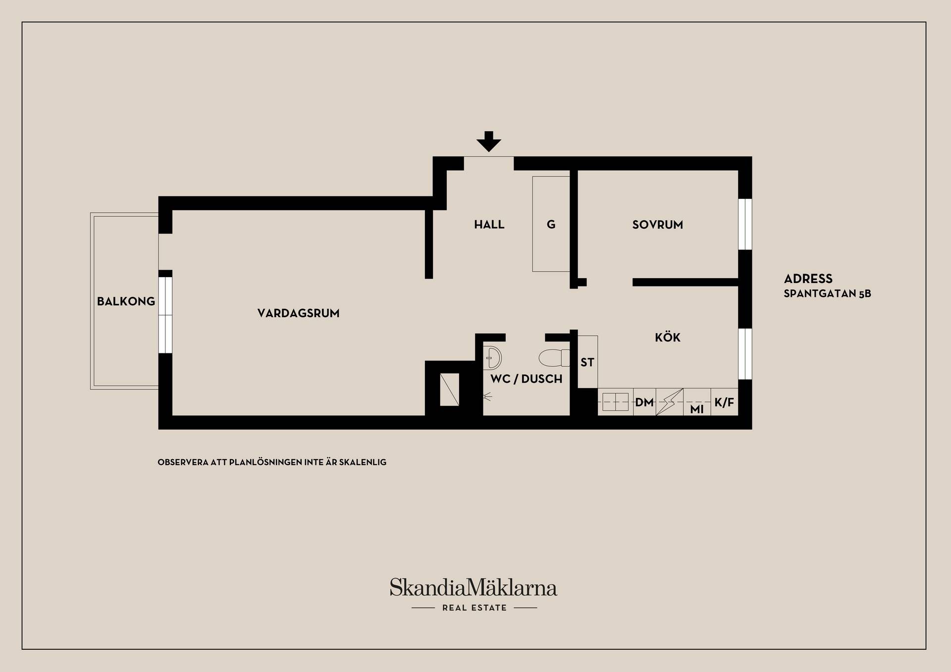 2 rum Lägenhet på Spantgatan 5B Stohagen Västerås kommun - bild 25
