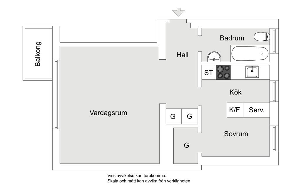 2 rum Lägenhet på Boråsvägen 14 Hammarbyhöjden Stockholms kommun - bild 30
