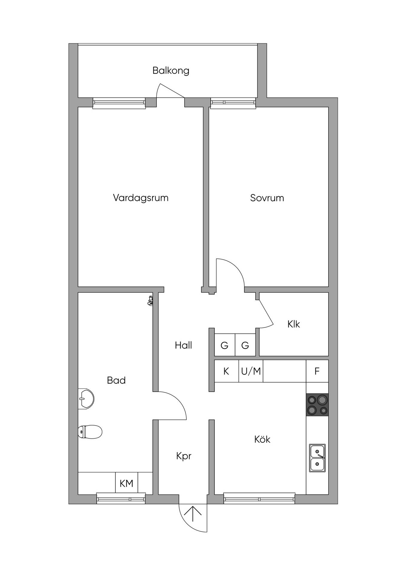2 rum Lägenhet på Älvsåkersgränd 31 Östbergahöjden Stockholms kommun - bild 19