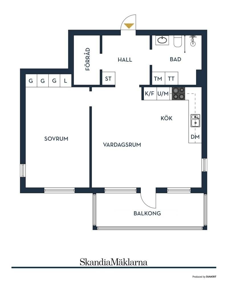 2 rum Lägenhet på Karlslundsvägen 9, våning 3 Barkarbystaden Järfälla kommun - bild 17