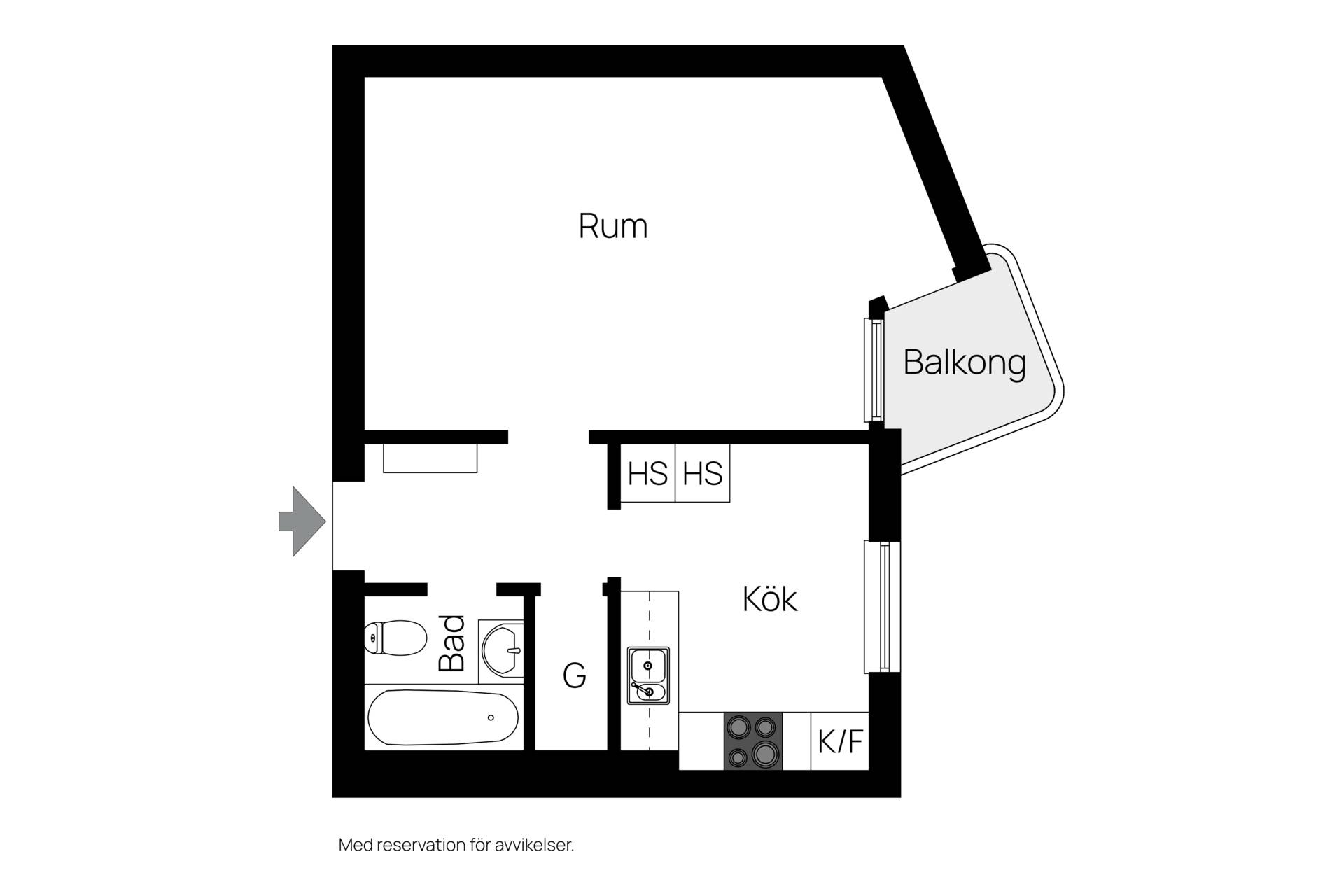 1 rum Lägenhet på Luthagsesplanaden 32 A Luthagen Uppsala kommun - bild 24