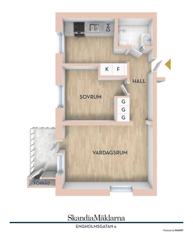 2 rum Lägenhet på Engholmsgatan 6 Karlstads kommun - bild 27