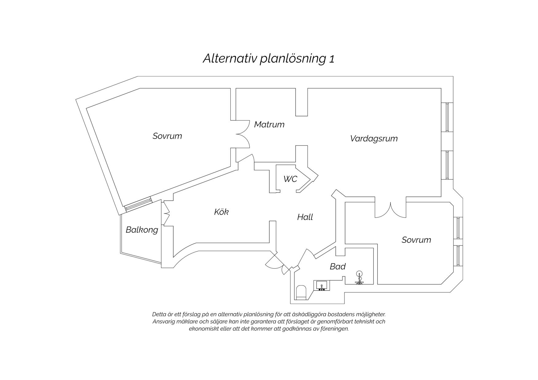 3.5 rum Lägenhet på Karlbergsvägen 50 Vasastan Stockholms kommun - bild 37