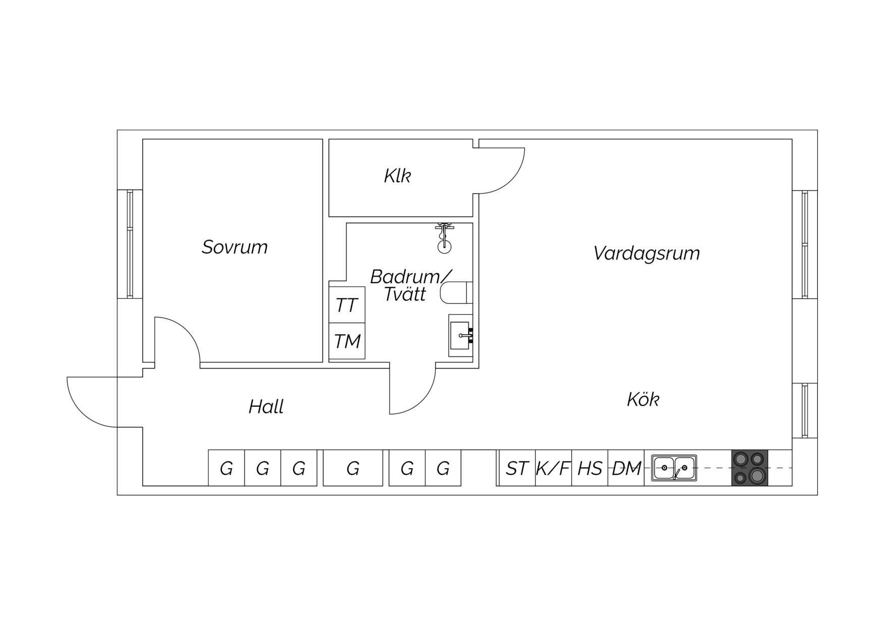 2 rum Lägenhet på Gaffelseglet 33 Vega Haninge kommun - bild 15