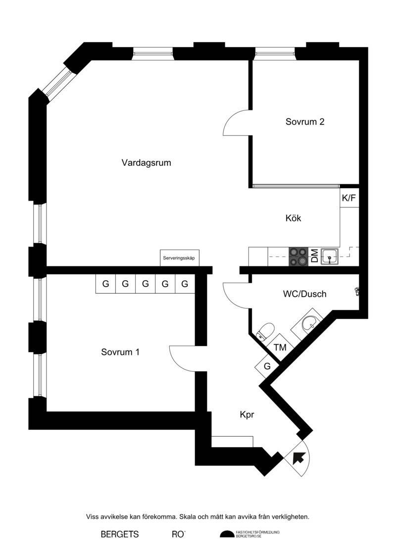2 rum Lägenhet på Fleminggatan 62B Kungsholmen Stockholms kommun - bild 5
