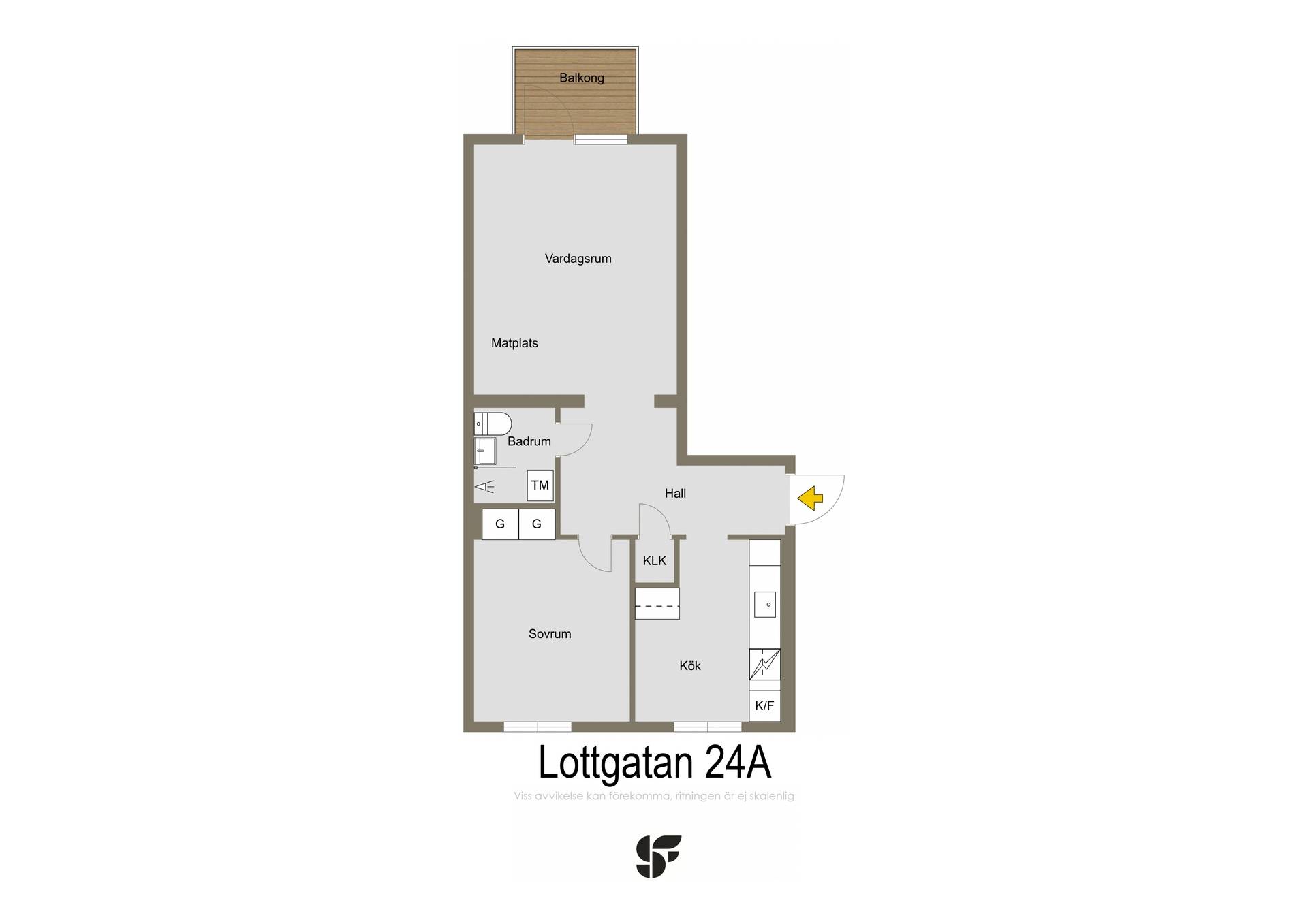 2 rum Lägenhet på Lottgatan 24A Söder Östersunds kommun - bild 21