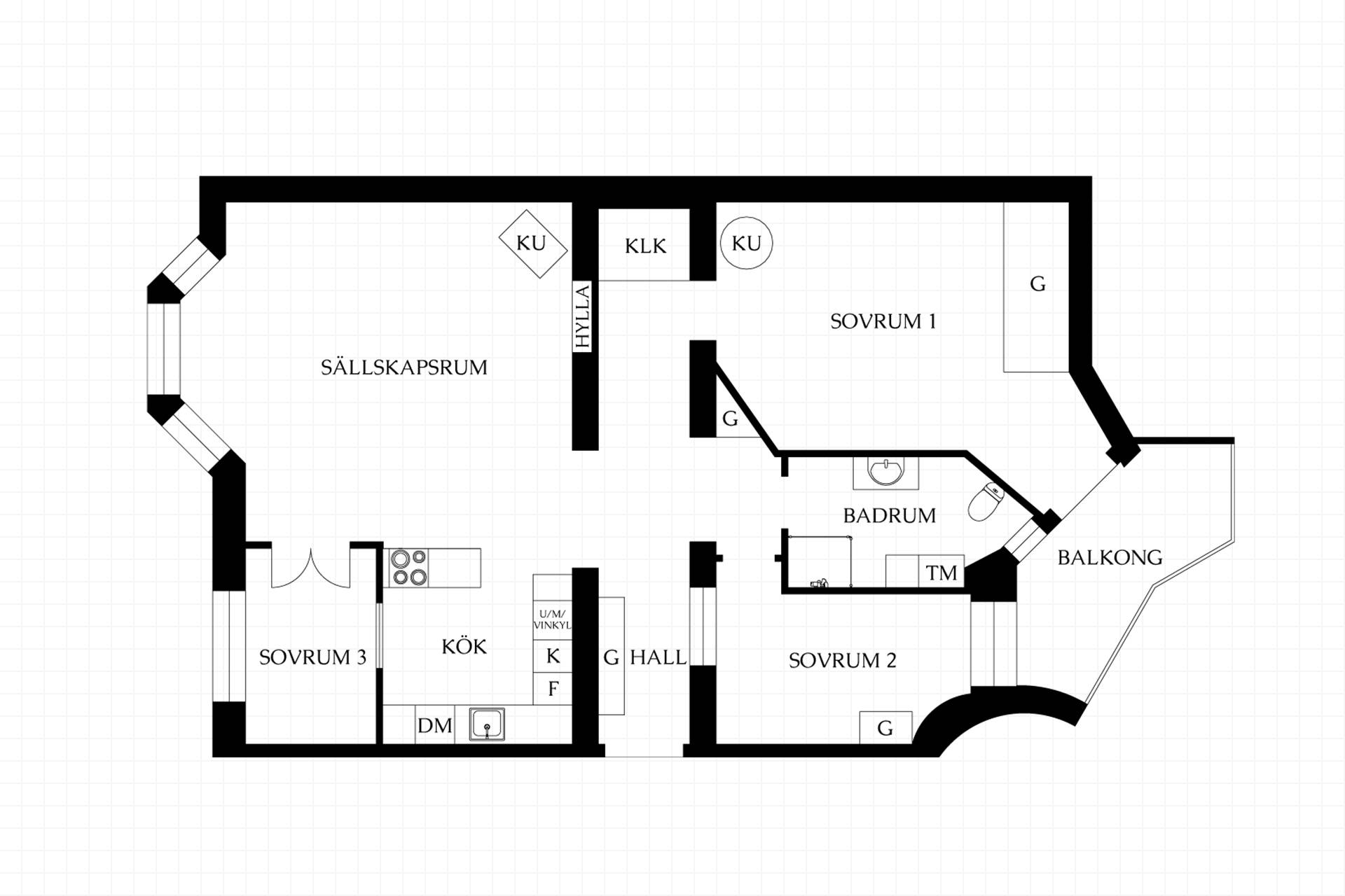 4 rum Lägenhet på Polhemsgatan 21, högst upp Kungsholmen - Nedre Kungsholmen Stockholms kommun - bild 40