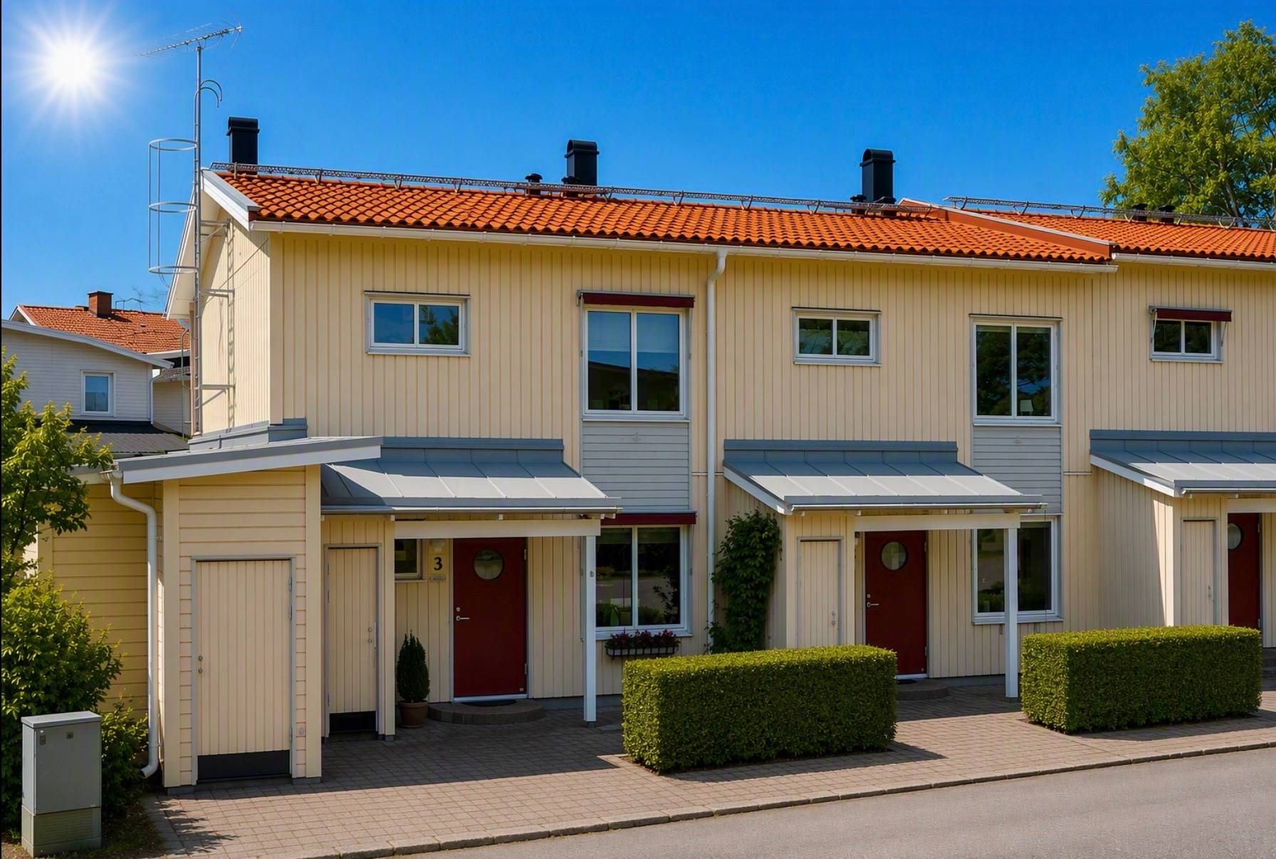4 rum radhus på Sigtunagatan 3 Hemdal, Västerås kommun - bild 1