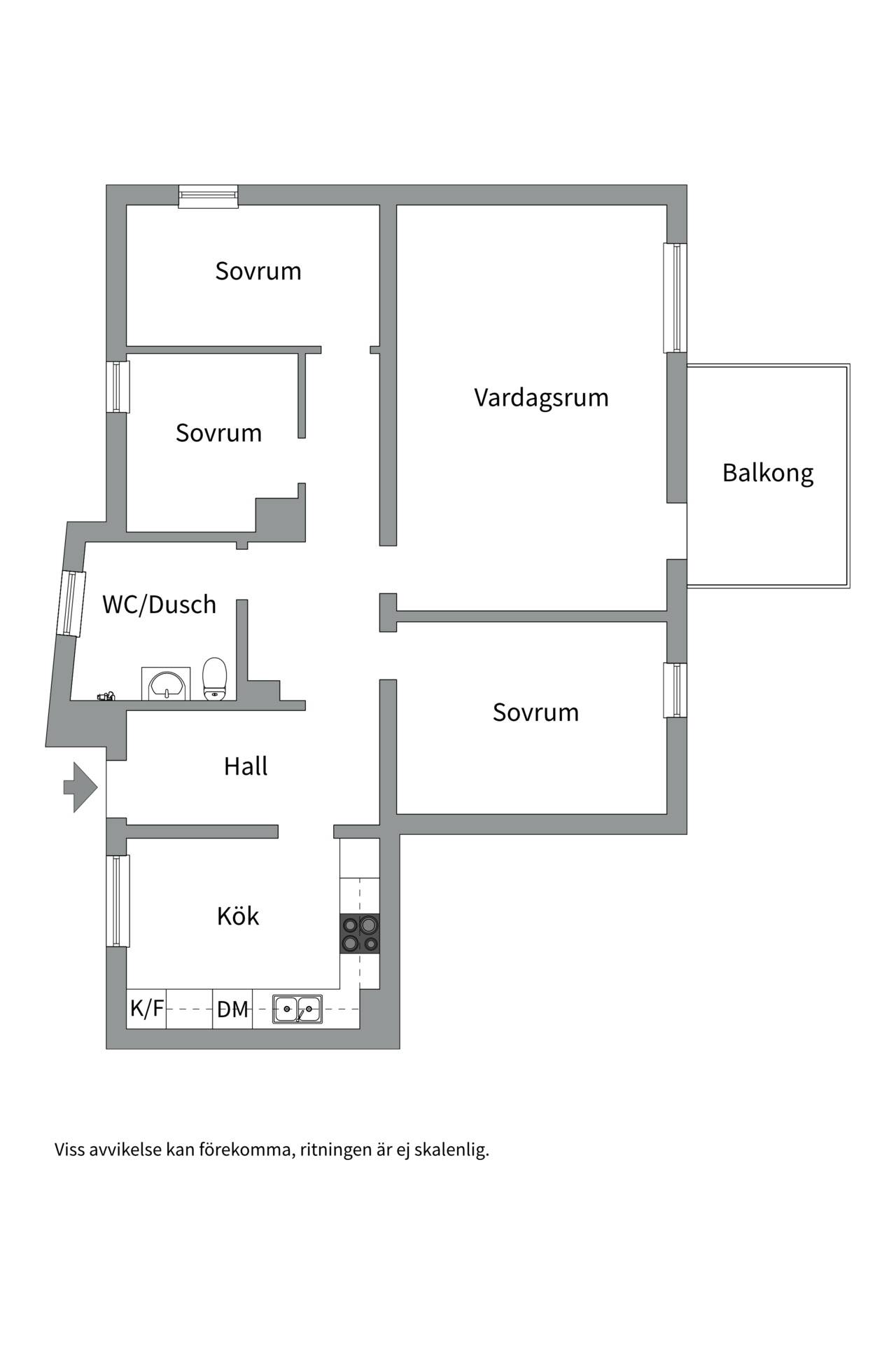 4 rum Lägenhet på Statorvägen 3 ASEA-stan Västerås kommun - bild 31