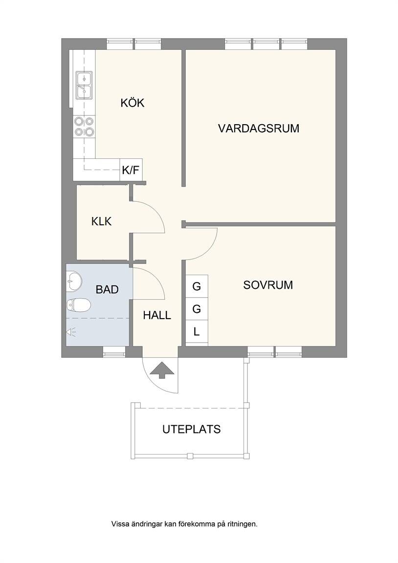 2 rum Lägenhet på Nygatan 21 B Centrum. Smedjebackens kommun - bild 13