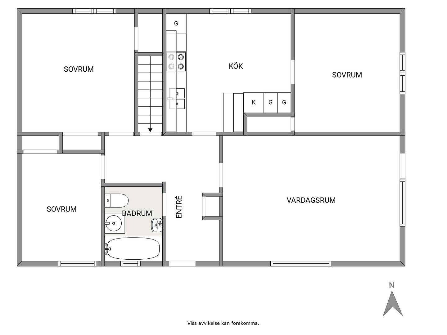 4 rum Villa på Kanalvägen 12 Geijersholm Hagfors kommun - bild 22