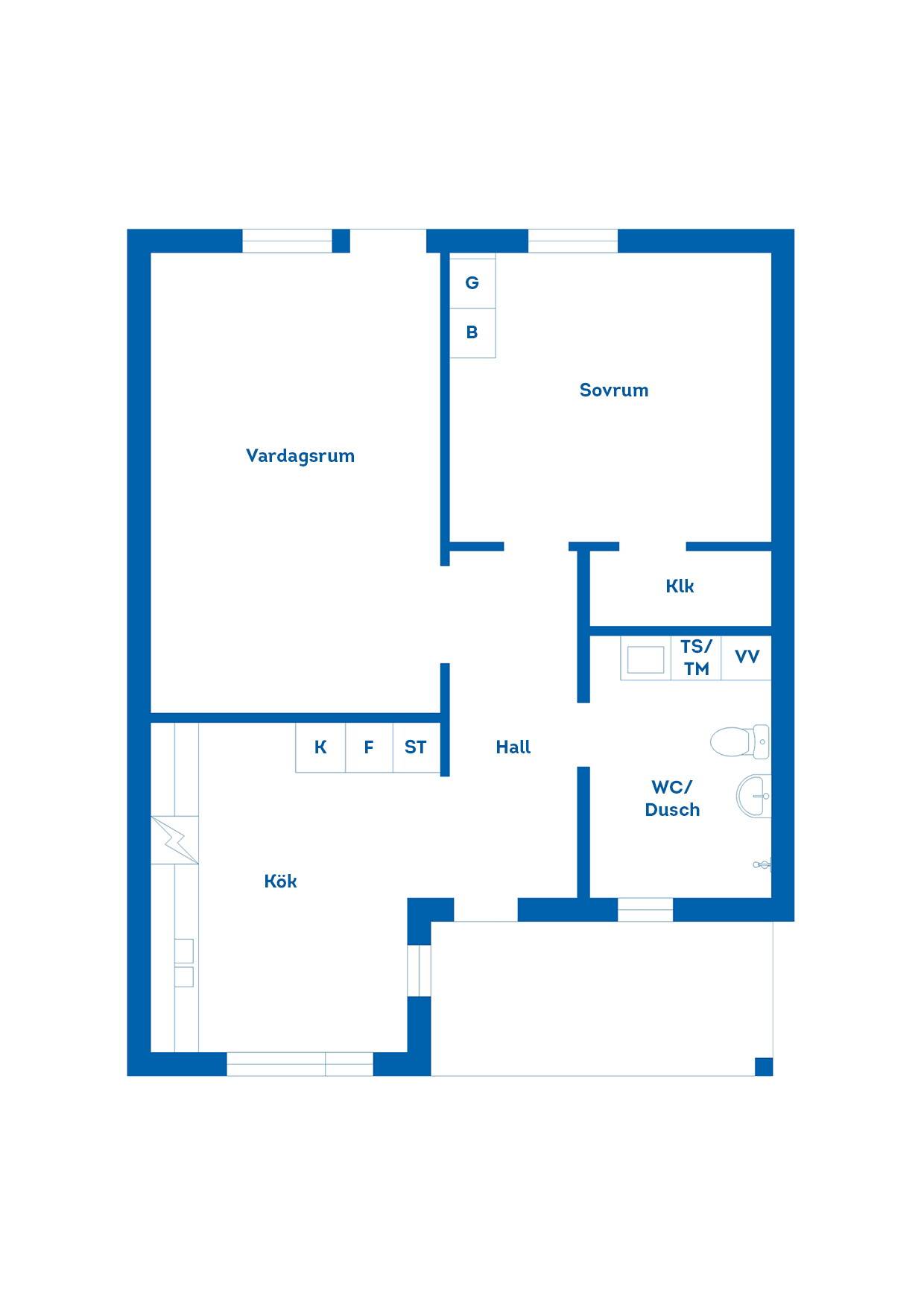 2 rum Lägenhet på Oppsättarvägen 5B Sandvikens kommun - bild 23