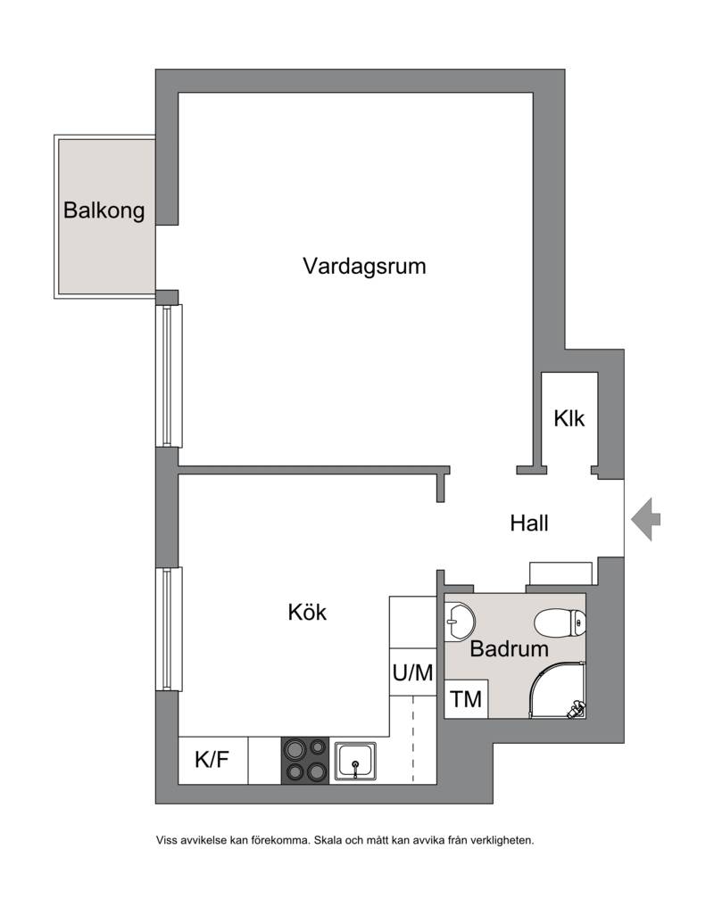 1 rum Lägenhet på Frödingsvägen 9C Karlberg Karlskoga kommun - bild 19