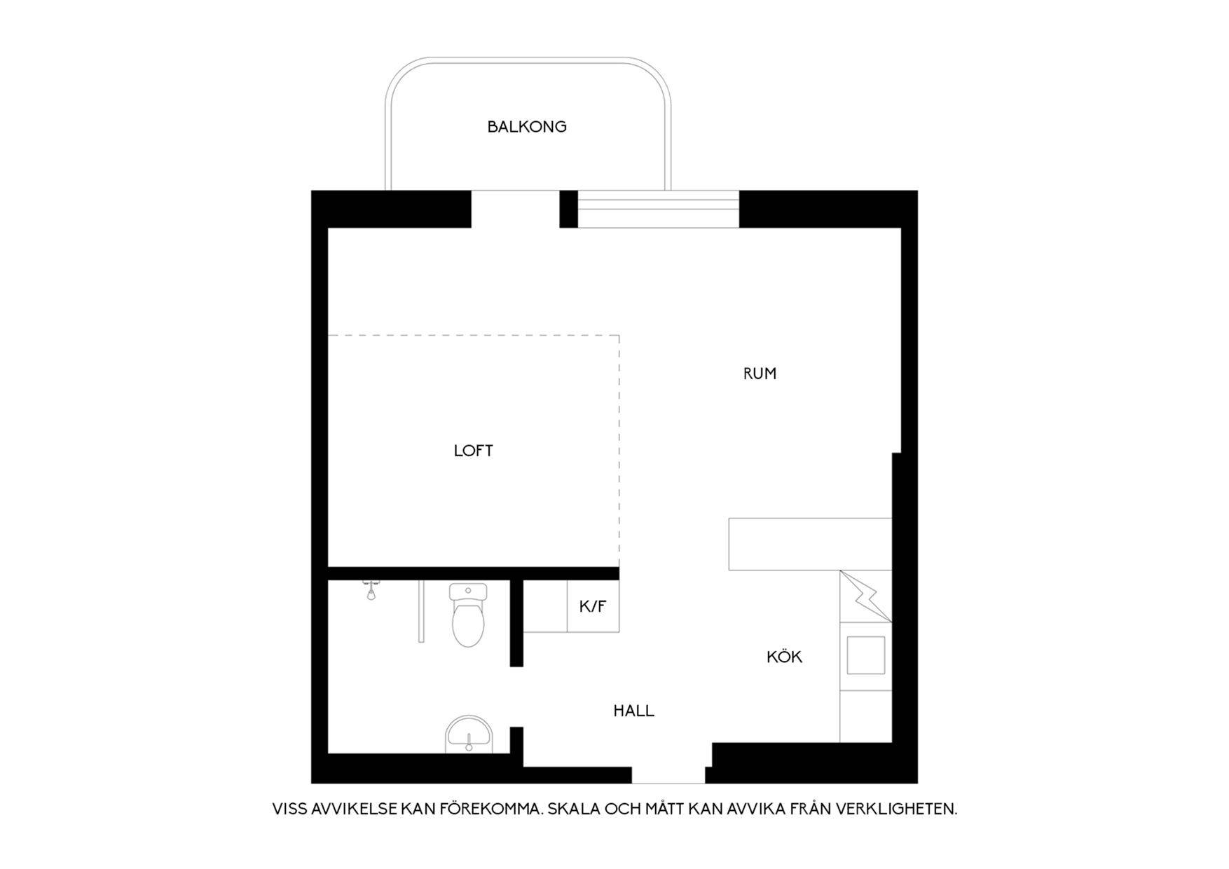 1 rum Lägenhet på Norra Kungsgatan 33 Centrala Gävle Gävle kommun - bild 18