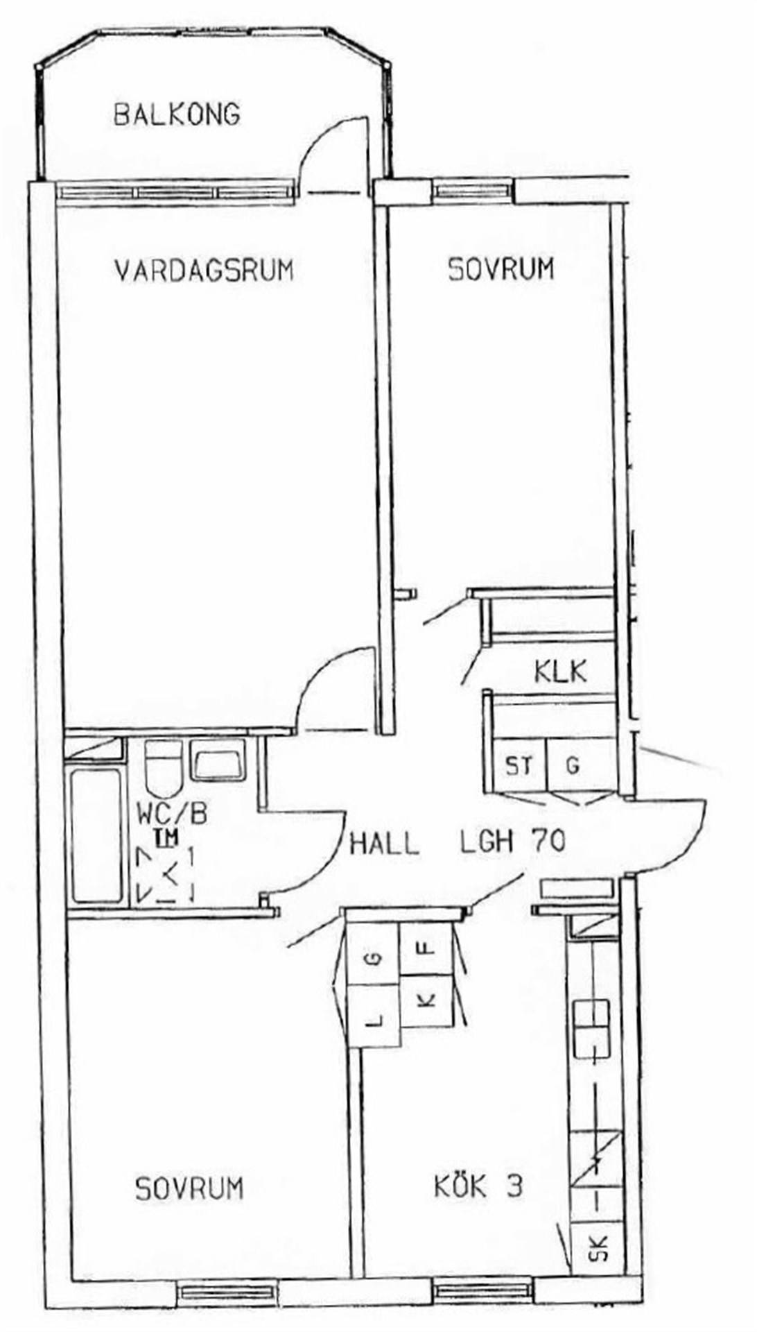 3 rum Lägenhet på Bjuråkersvägen 5B Ljusdals kommun - bild 14