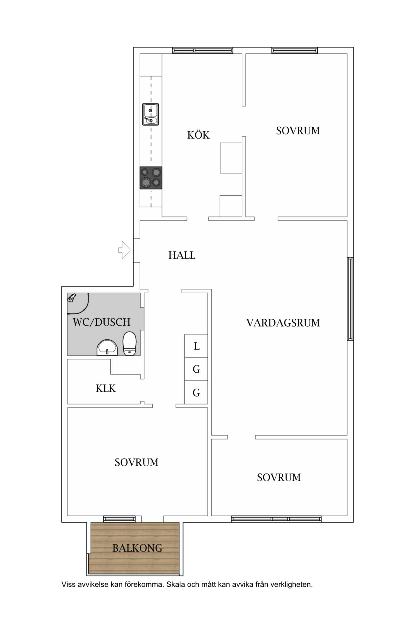 4 rum Lägenhet på Kopparvägen 65 Kallhäll Järfälla kommun - bild 15
