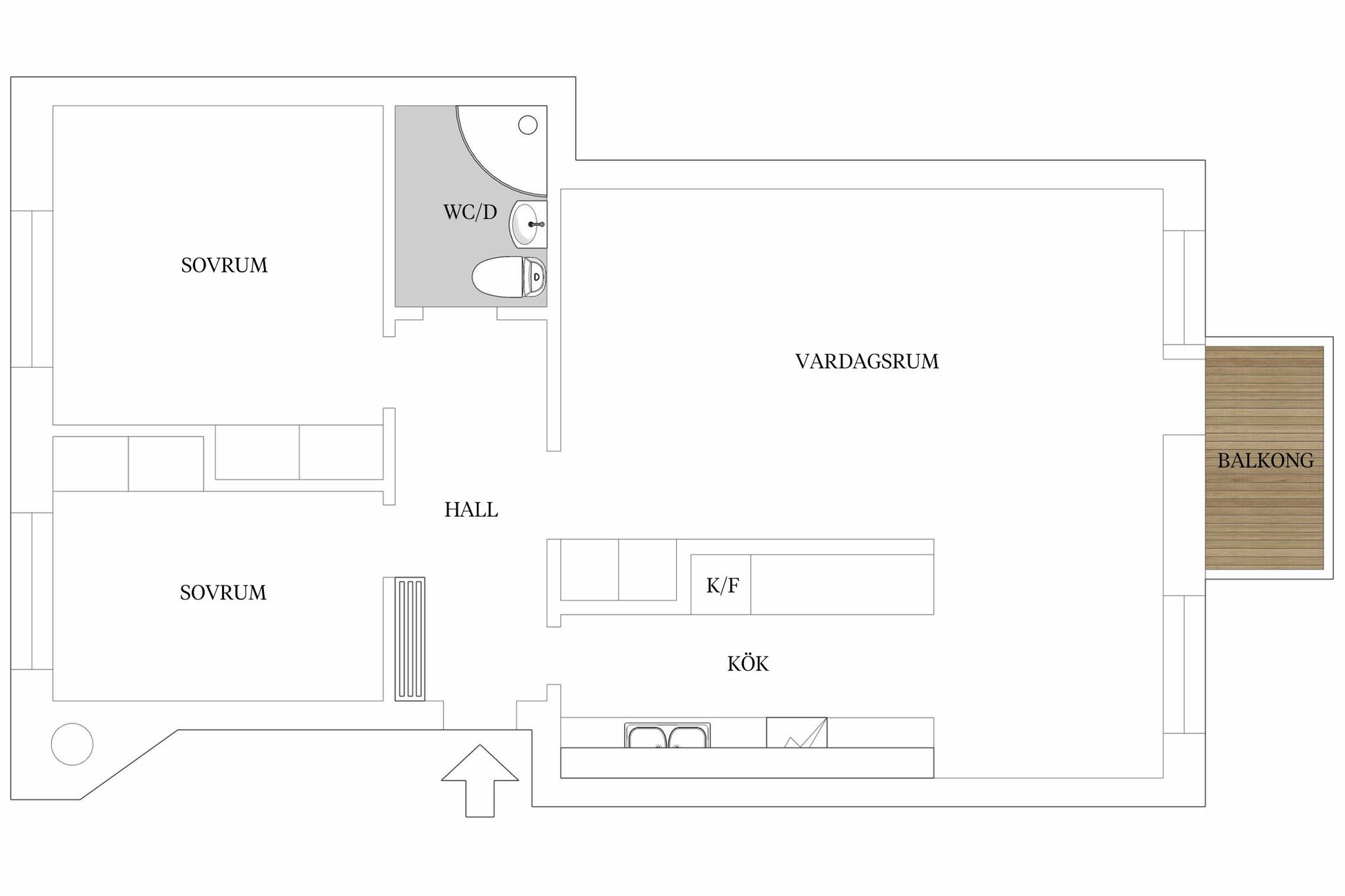 3 rum Lägenhet på Tegnérsgatan 11D Herrhagen Karlstads kommun - bild 21