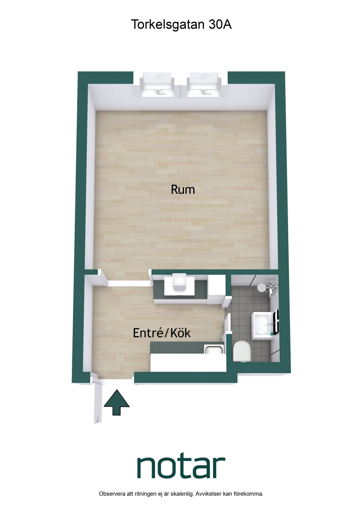 1 rum Lägenhet på Torkelsgatan 30A Fålhagen Uppsala kommun - bild 24